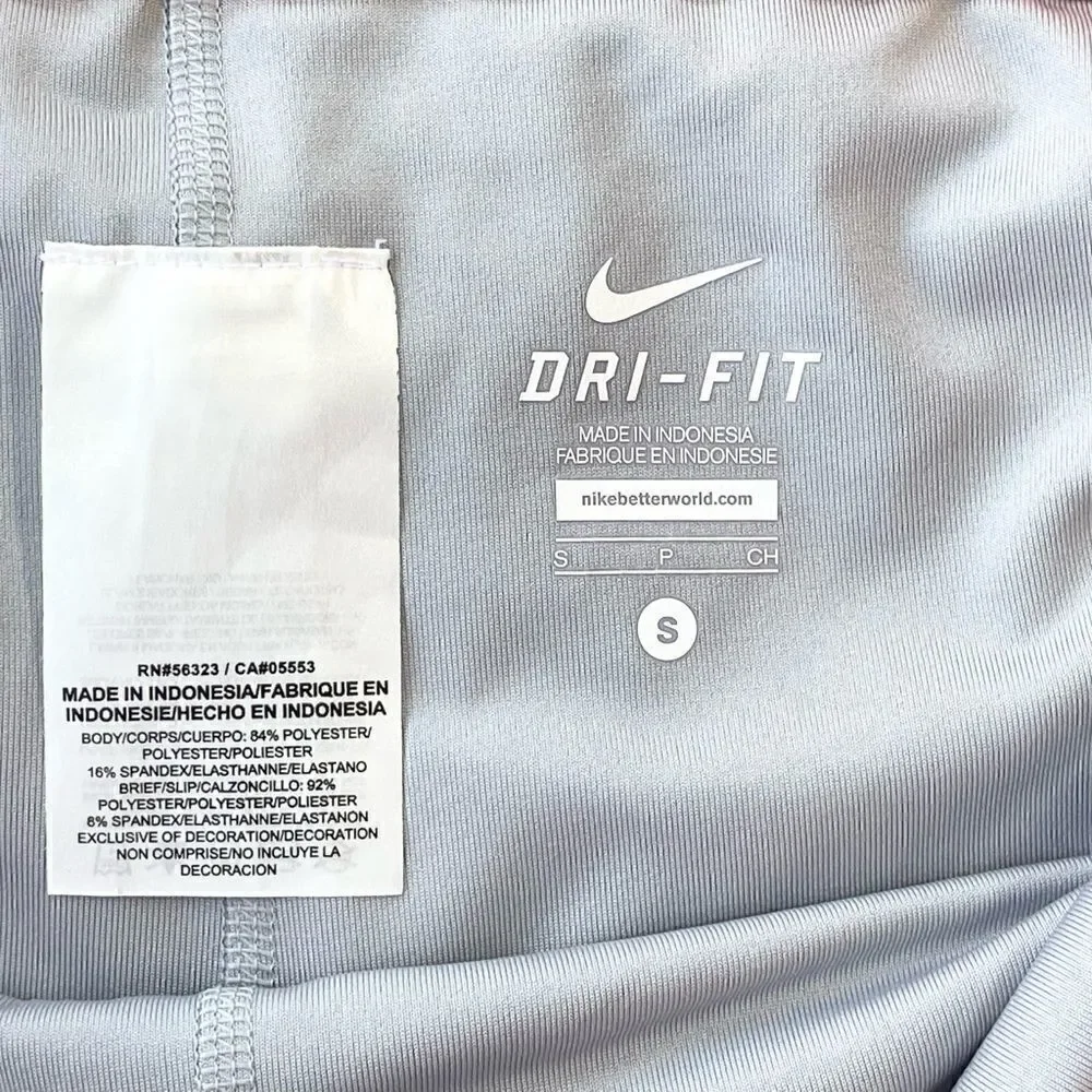 Nike Dri Fit Phantom Dual Running Shorts Fold Over Waist Orange Sz S